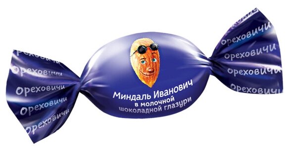 Конфеты Озерский сувенир Миндаль Иванович в шоколадной глазури (фото modal 2)