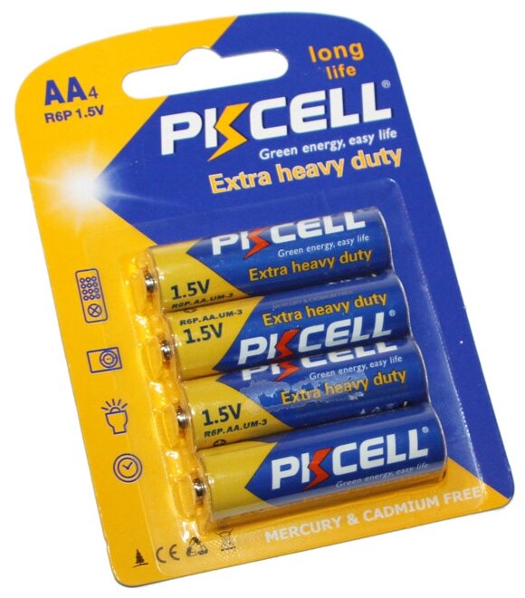 Батарейка PKCELL Extra Heavy Duty AA/R6 (фото modal 1)