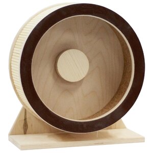 Игрушка для грызунов DoradoWooD Беговое колесо деревянное 27.5 см (фото modal nav 1)