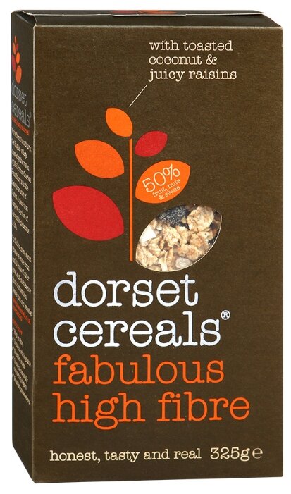 Мюсли dorset cereals Fabulous high fibre (super high fibre), коробка (фото modal 1)