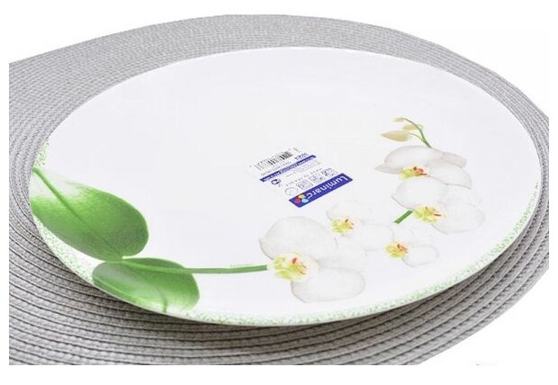 Luminarc Тарелка обеденная White Orchid 25 см (фото modal 3)