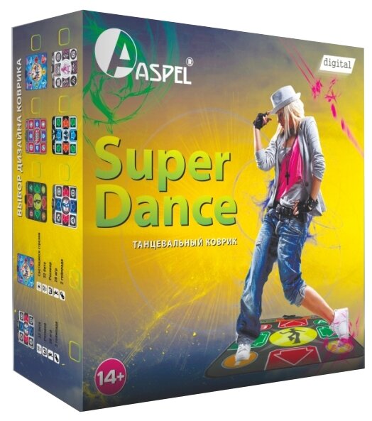 Музыкальный коврик Aspel Super Dance ТВ (32 бита), 010:H (фото modal 4)