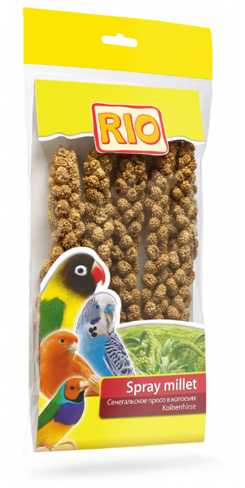 Лакомство для птиц RIO сенегальское просо в колосьях (фото modal 1)
