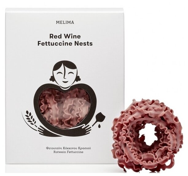 Melima Макароны Fettuccine Nests Red Wine, 250 г (фото modal 1)