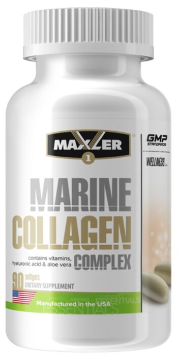 Препарат для укрепления связок и суставов Maxler Marine Collagen Complex (90 шт.) (фото modal 1)