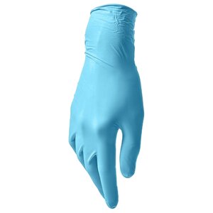 Перчатки смотровые Benovy Nitrile MultiColor текстурированные на пальцах c хлоринацией (фото modal nav 10)