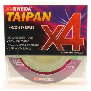 Плетеный шнур SIWEIDA TAIPAN SENSOR PE BRAID X4 (фото modal nav 2)