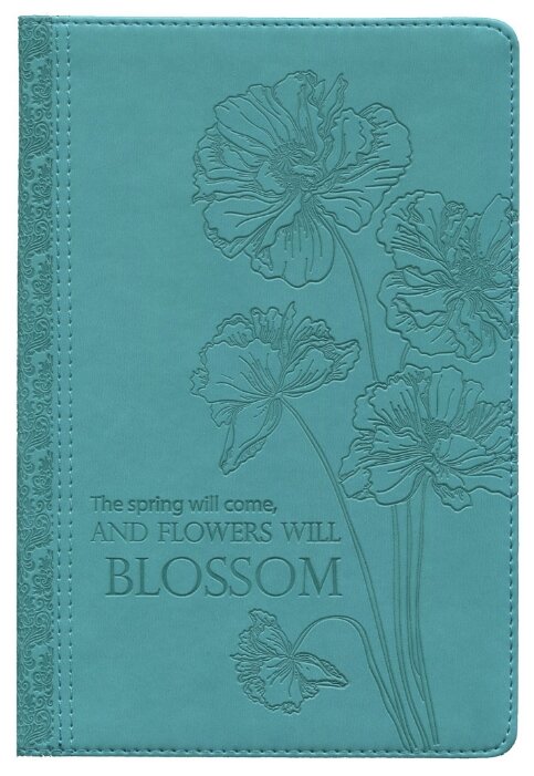 Ежедневник Collezione Весенние цветочки-2 датированный, искусственная кожа, А5, 168 листов (фото modal 1)