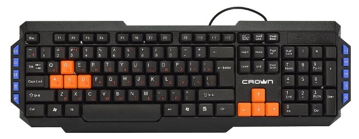 Клавиатура CROWN MICRO CMK-483 Black USB (фото modal 2)