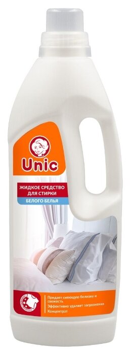 Жидкость для стирки Unic для белого белья (фото modal 1)