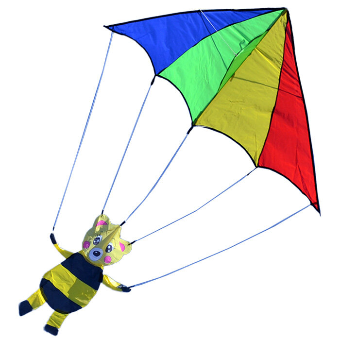 Воздушный змей Веселый ветер Тигр парашютист (фото modal 1)