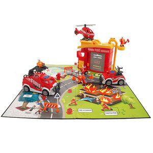 Игровой набор Saipo Пожарная станция (фото modal nav 1)