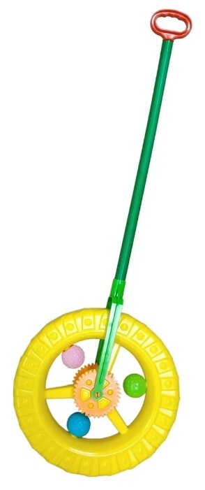 Каталка-игрушка Green Plast Колесо (КК01) (фото modal 2)