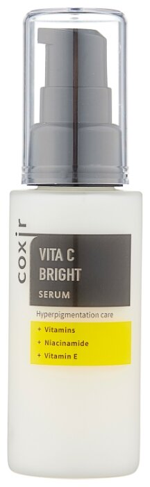Coxir Vita C Bright Serum Сыворотка выравнивающая тон кожи с витамином С для лица (фото modal 1)