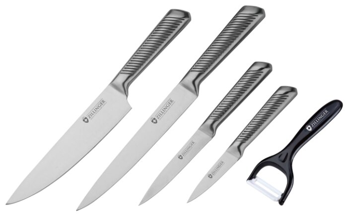 Набор Zillinger 4 ножа и овощечистка ZL-848 (фото modal 1)