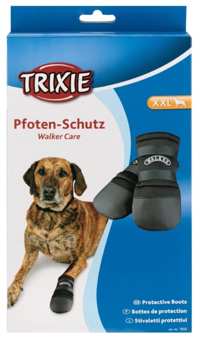 Ботинки для собак TRIXIE Walker Care Protective, 2 шт XXL (фото modal 3)