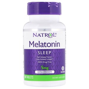 Мелатонин Natrol Melatonin 5 mg (60 таблеток) (фото modal nav 1)