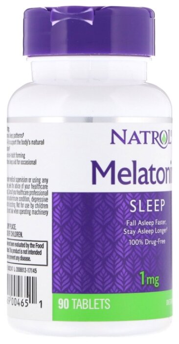 Мелатонин Natrol Melatonin 1 mg (90 таблеток) (фото modal 3)