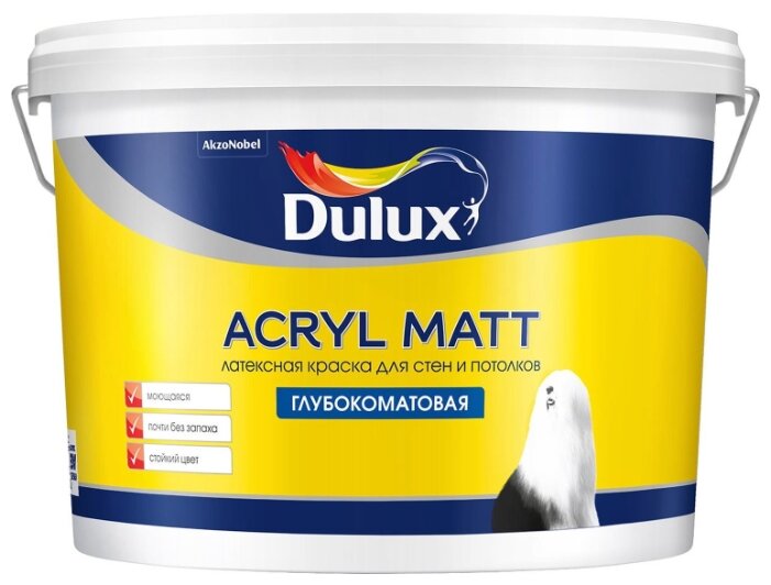 Латексная краска Dulux Acryl Matt (фото modal 1)