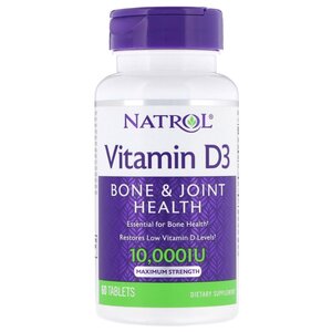 Витамин Natrol D3 10000 IU (60 таблеток) (фото modal nav 1)