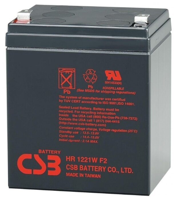 Аккумуляторная батарея CSB HR 1221W 5 А·ч (фото modal 1)