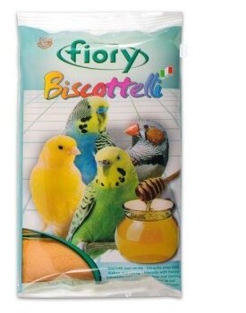 Лакомство для птиц Fiory Biscottelli с медом (02000) (фото modal 1)
