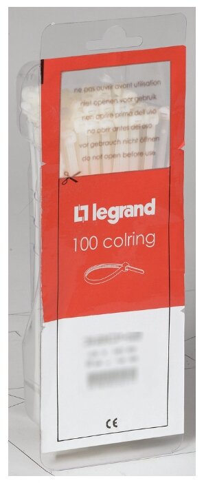 Стяжка кабельная (хомут стяжной) Legrand 032063 4.6 х 180 мм (фото modal 3)