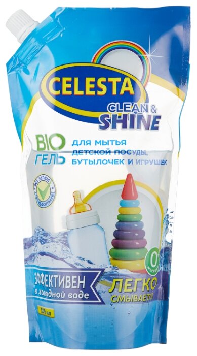 Celesta Bio-гель для мытья детской посуды, бутылочек и игрушек (фото modal 1)