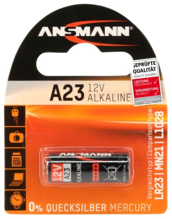 Батарейка ANSMANN 23A (фото modal 2)