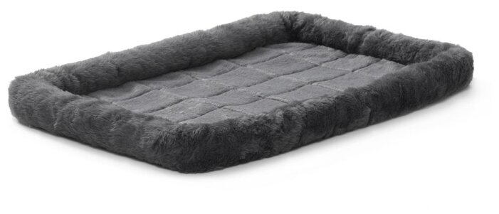 Лежак для кошек, для собак Midwest QuietTime Faux Fur Deluxe Bolster 61х46х8 см (фото modal 2)