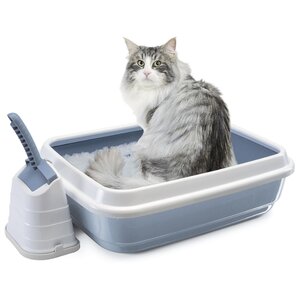 Туалет-лоток для кошек Imac Duo 59х40х28 см (фото modal nav 4)