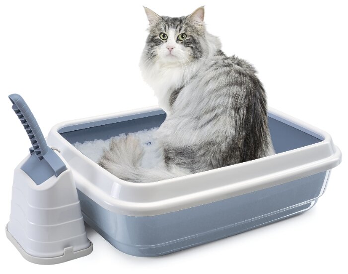 Туалет-лоток для кошек Imac Duo 59х40х28 см (фото modal 4)