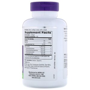 Антиоксидант Natrol Lecithin 1200 mg (120 капсул) (фото modal nav 2)