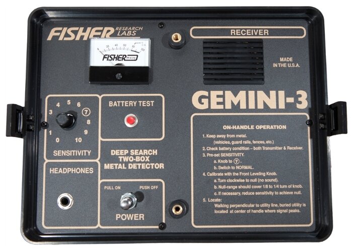 Металлоискатель Fisher Gemini 3 6 м (фото modal 3)