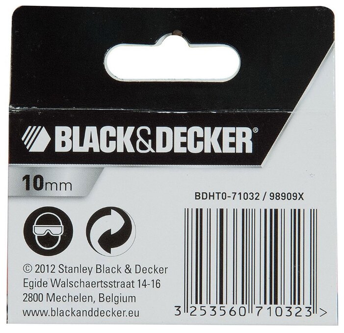 Скобы BLACK+DECKER BDHT0-71032 тип 53 для степлера, 10 мм (фото modal 3)
