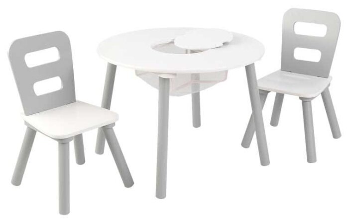 Комплект KidKraft круглый стол + 2 стула (26165_KE, 26166_KE, 27027_KE) (фото modal 12)