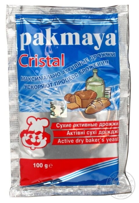 Дрожжи Pakmaya сухие максимально активные Cristal (фото modal 1)