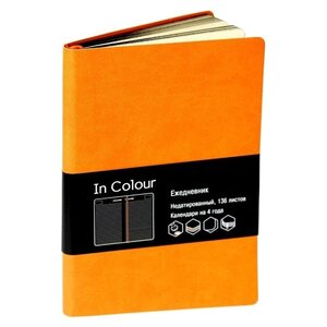 Ежедневник Listoff In Colour недатированный, искусственная кожа, А5, 136 листов (фото modal nav 1)