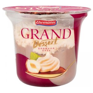 Пудинг Ehrmann Grand Dessert Двойной орех 4.9%, 200 г (фото modal nav 1)
