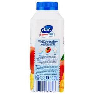 Питьевой йогурт Valio манго 0.4%, 330 г (фото modal nav 3)