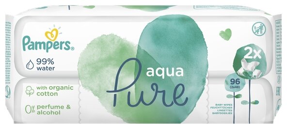Влажные салфетки Pampers Aqua Pure (фото modal 4)