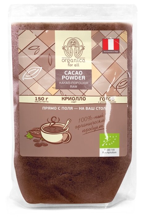 Organica for all Какао-порошок Криолло (фото modal 1)