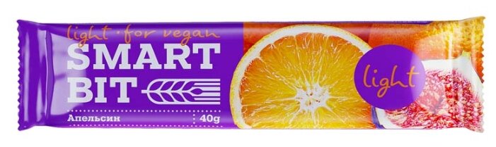 Фруктовый батончик SMARTBIT Light без сахара инжирный с апельсином, 25 шт (фото modal 2)