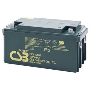 Аккумуляторная батарея CSB EVX 12650 65 А·ч (фото modal nav 1)