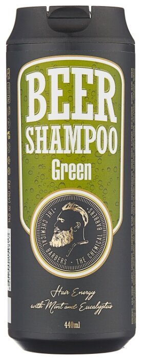 The Chemical Barbers шампунь Beer Green с мятой и эвкалиптом (фото modal 1)