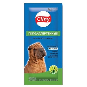 Шампунь Cliny гипоаллергенный для собак саше 15 мл (фото modal nav 1)