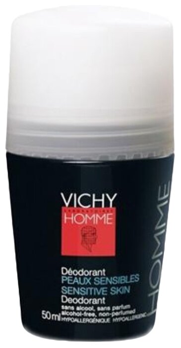 Дезодорант-антиперспирант ролик Vichy Homme для чувствительной кожи (фото modal 2)