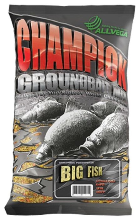 Прикормочная смесь ALLVEGA Champion Big Fish Крупная Рыба (фото modal 1)