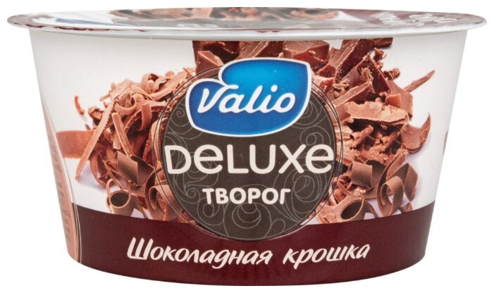 Valio Творог Deluxe Шоколадная крошка 4.9%, 140 г (фото modal 1)