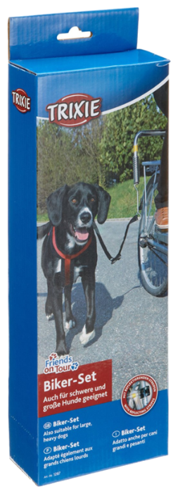 Специальный поводок для собак TRIXIE 1287 с креплением к велосипеду (фото modal 2)